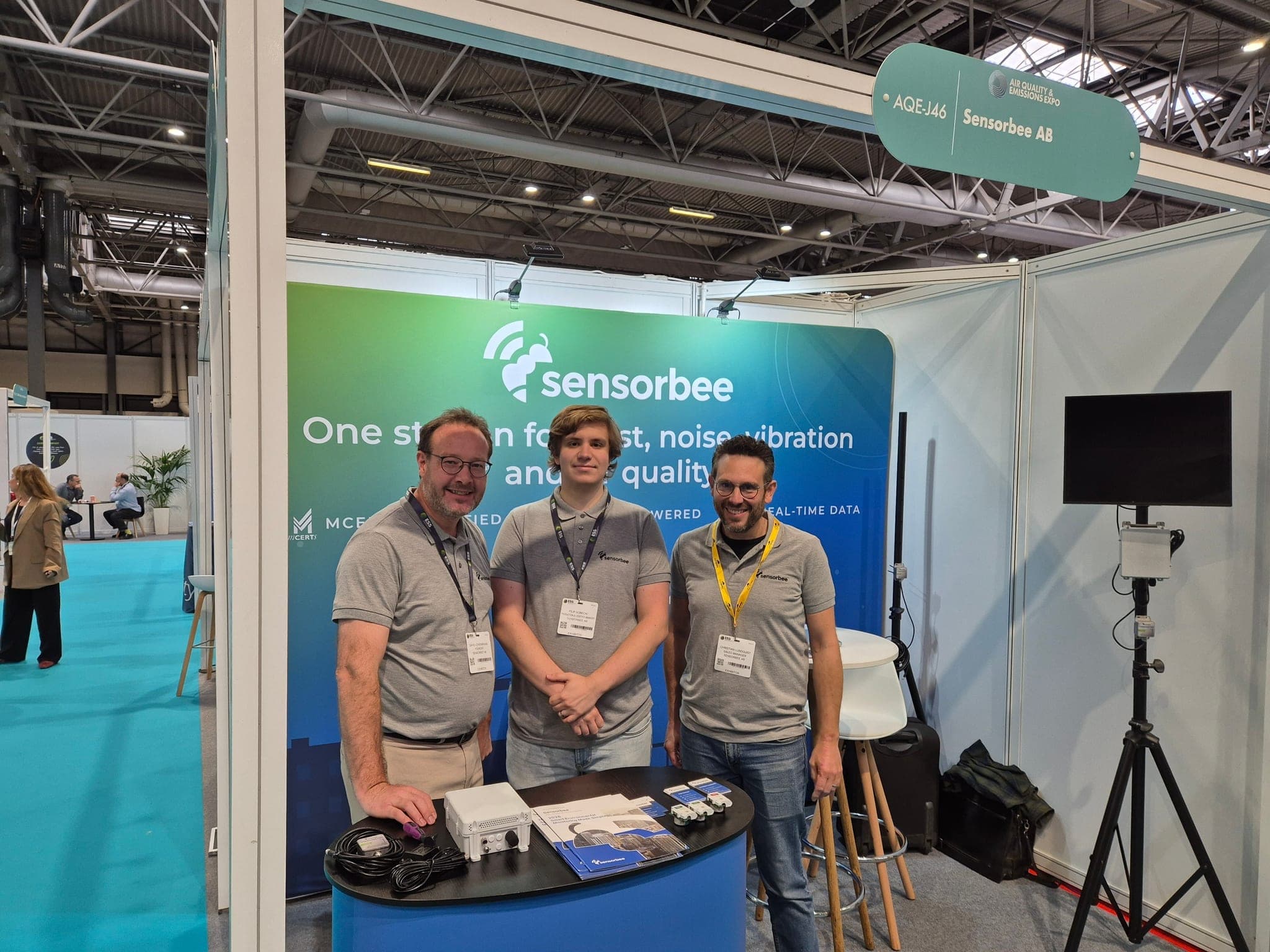 Day two at AQE 2026 — Sensorbee live at stand AQE-J46